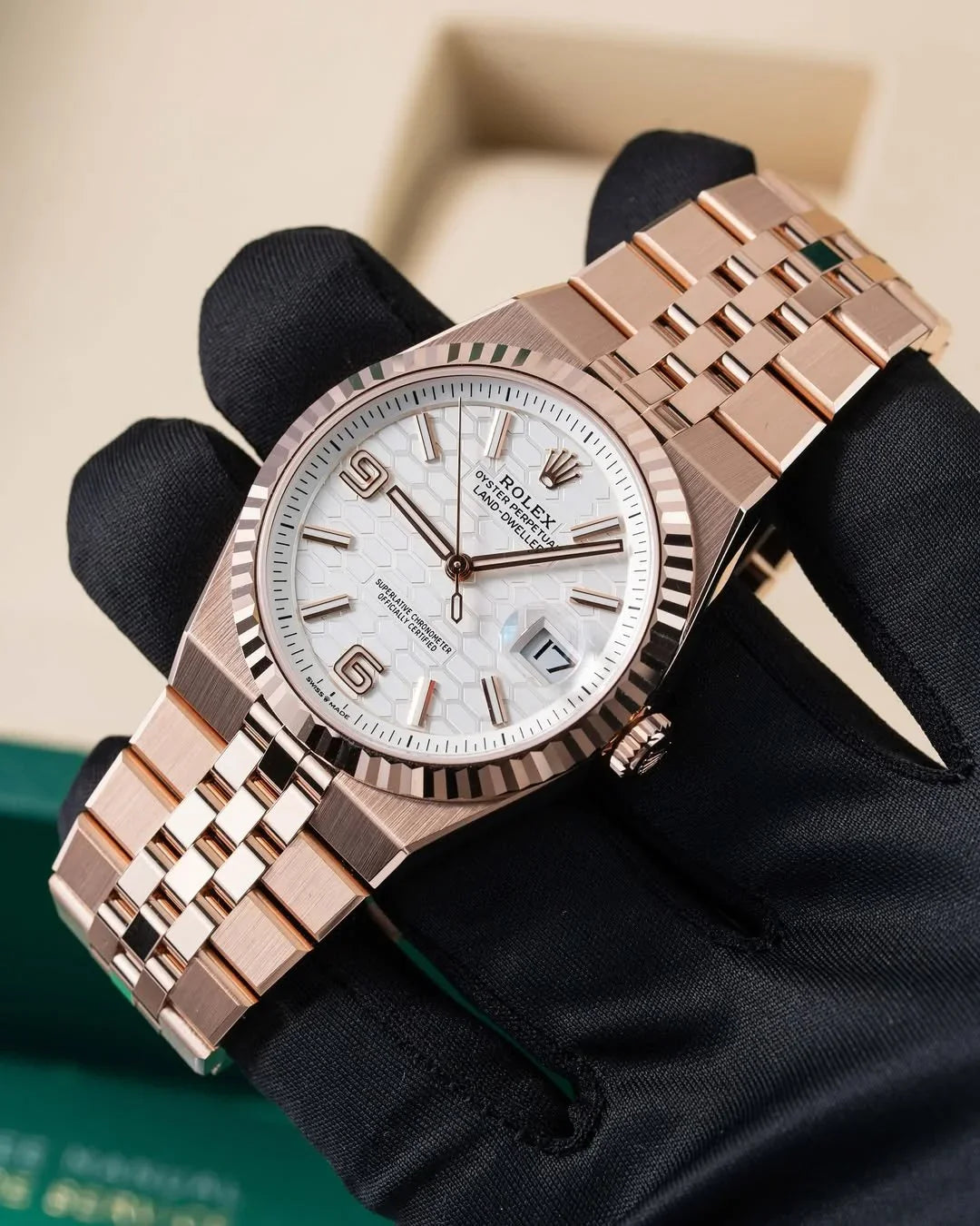 ROLEX LANDWELLER ROSE GOLD