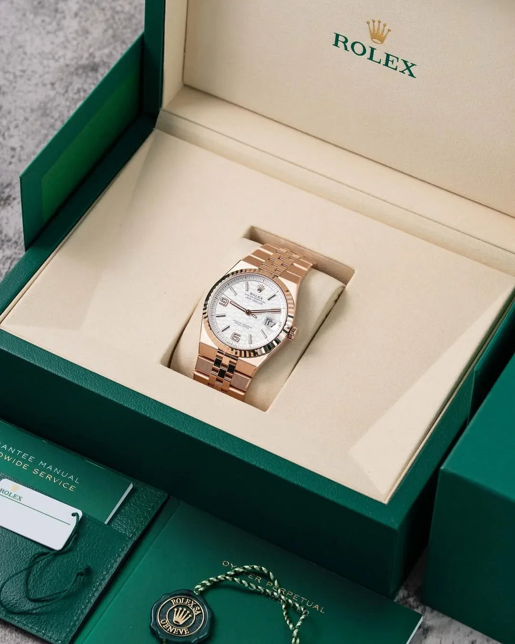 ROLEX LANDWELLER ROSE GOLD
