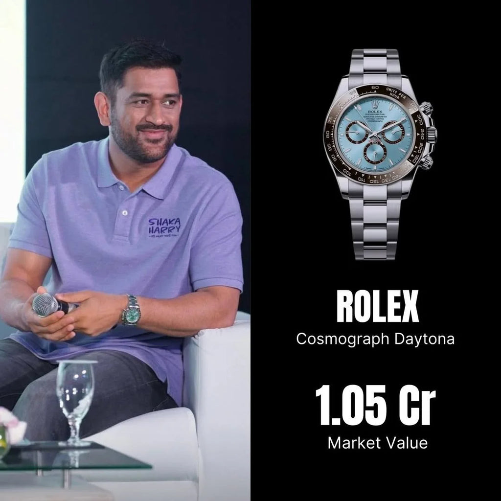 ROLEX DAYTONA ICE BLUE DAIL MS DHONI EDITION