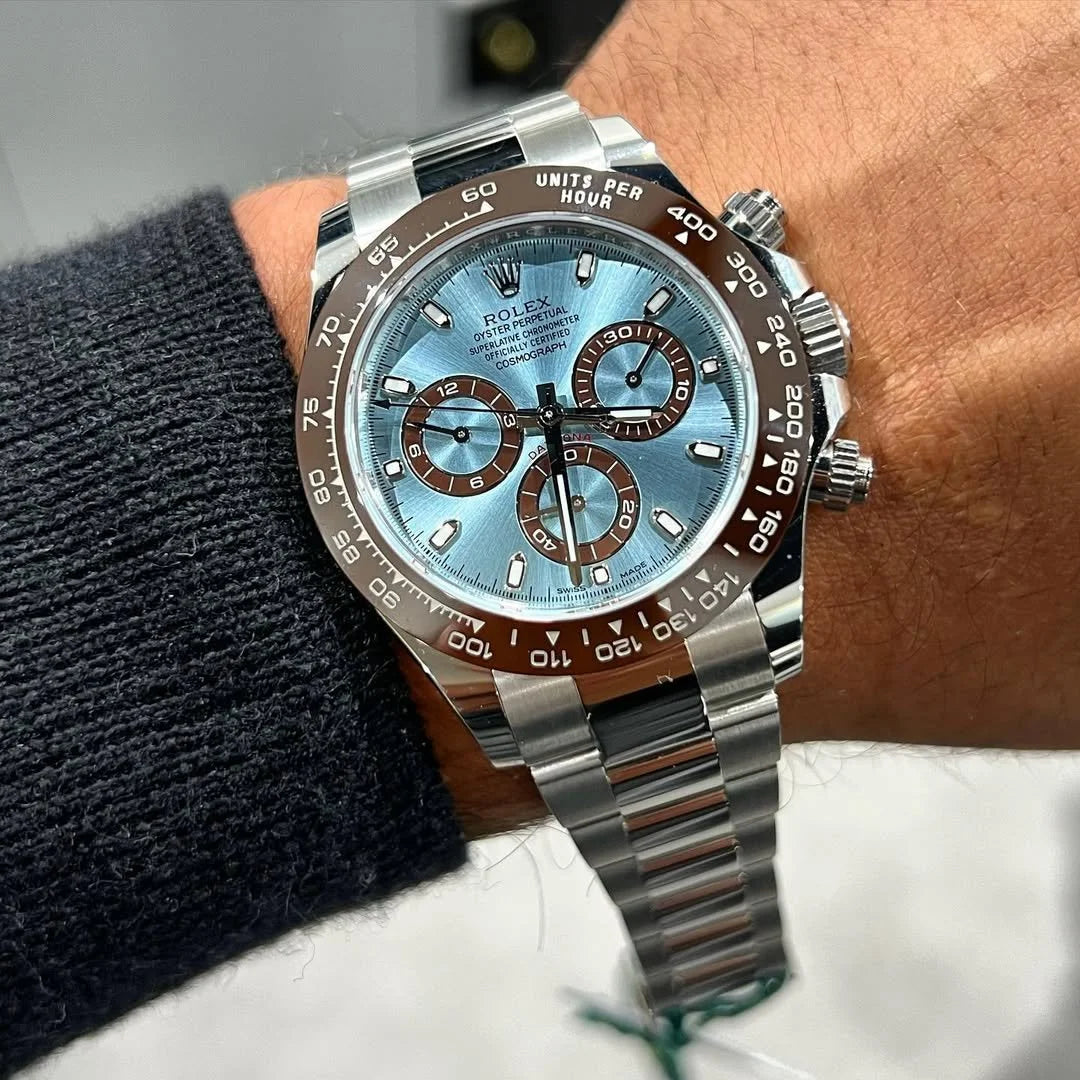 ROLEX DAYTONA ICE BLUE DAIL MS DHONI EDITION