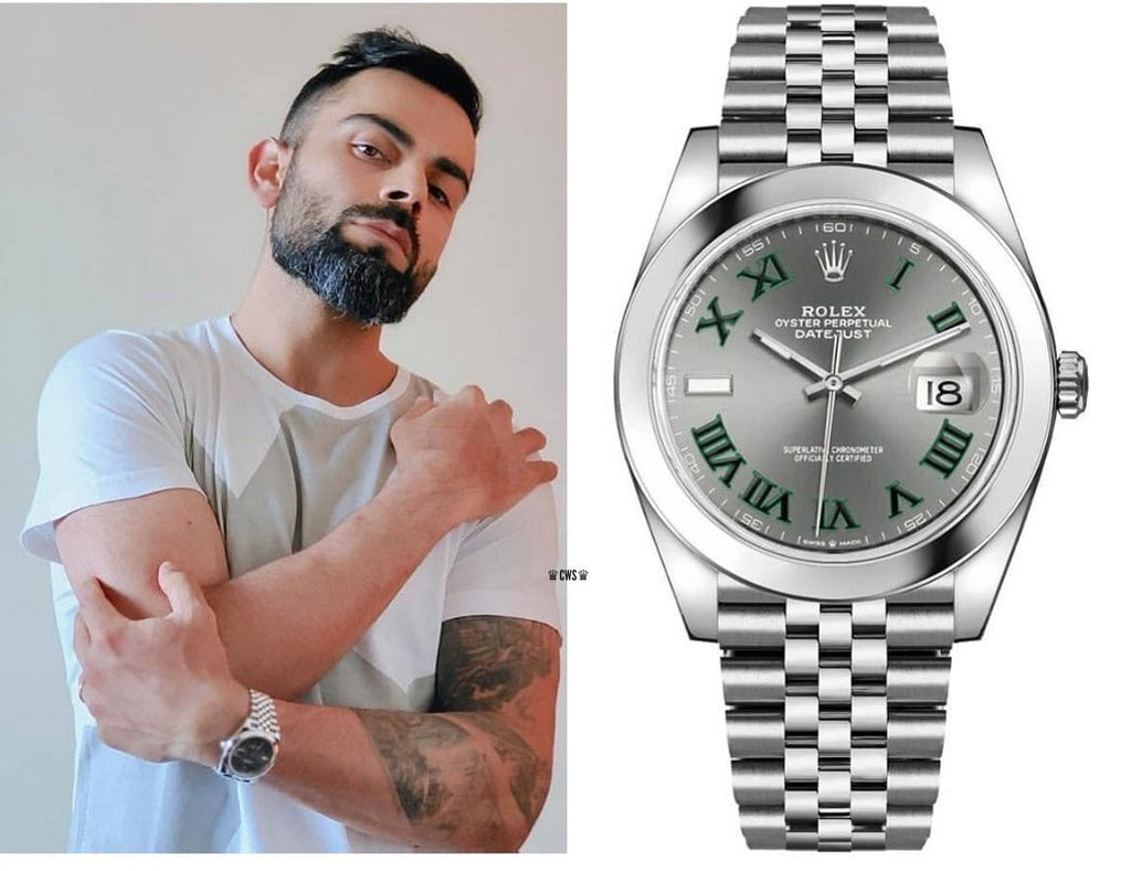 Rolex Datejust Silver Grey Dial Metal Virat Kohli