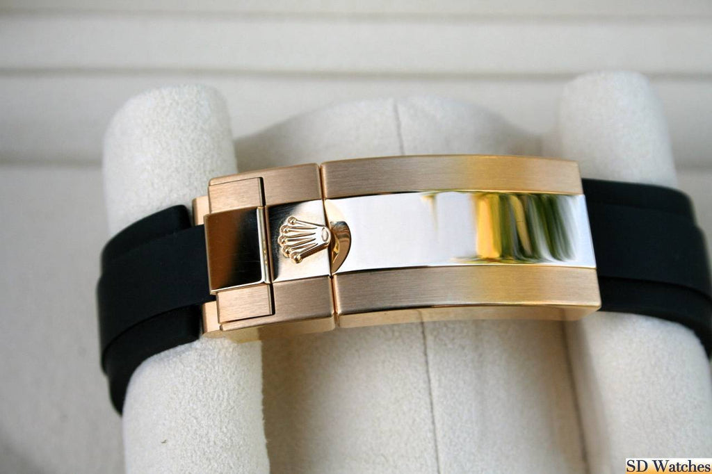 Rolex Yacht master Silicon band gold black Virat Kohli watch