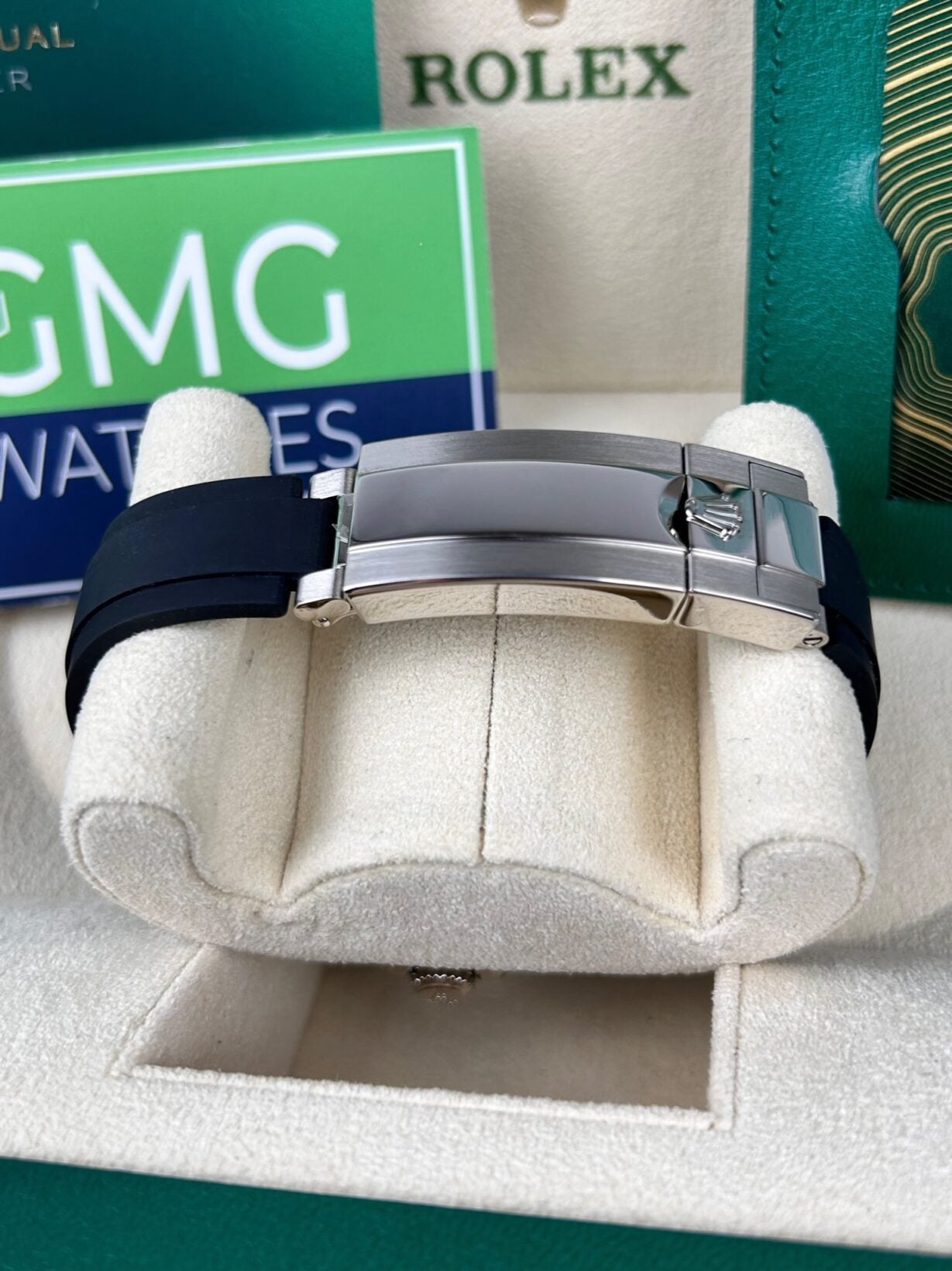 Rolex Yacht master Silicon band Silver black Virat Kohli watch