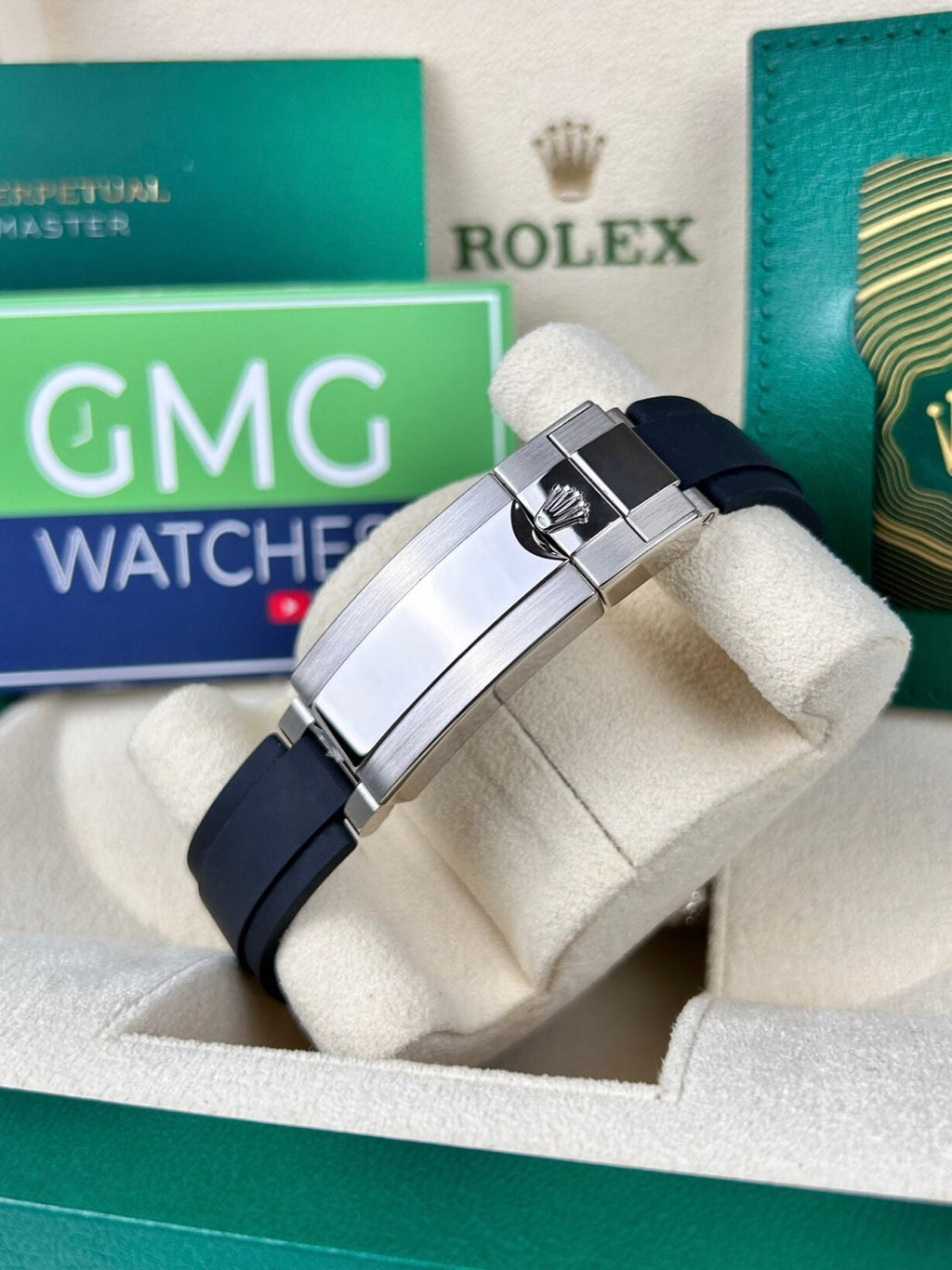 Rolex Yacht master Silicon band Silver black Virat Kohli watch