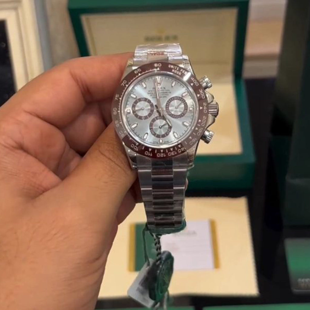 ROLEX DAYTONA ICE BLUE DAIL MS DHONI EDITION