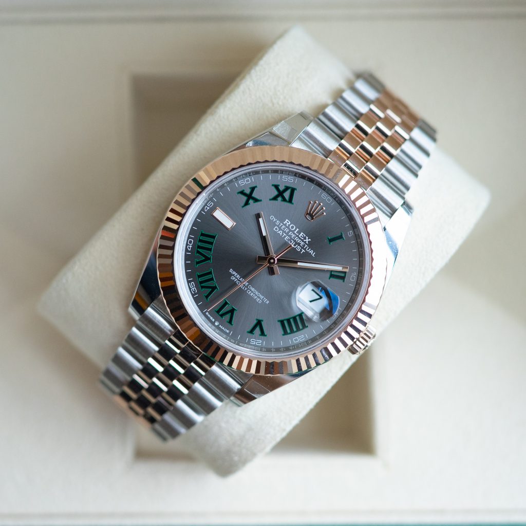 Rolex Datejust Dualtone Grey Dial Metal Watch